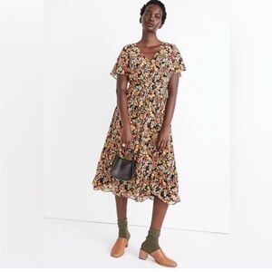 Madewell floral dress